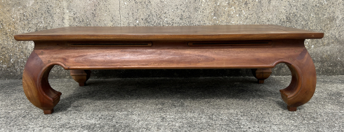 Table a opium, bois massif, exotique